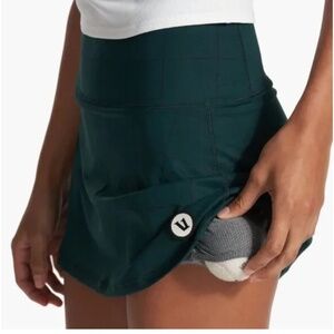 Vuori volley tennis skirt plaid green